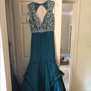 Mac Duggal pageant gown